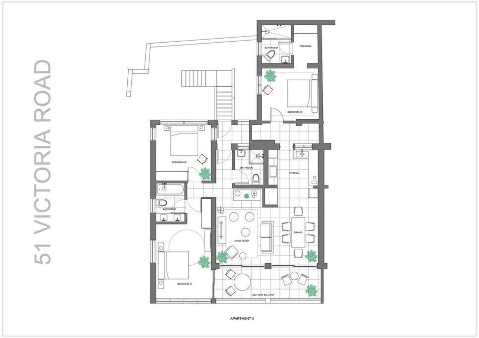 Number 5104 - Contemporary Clifton Apartment *
