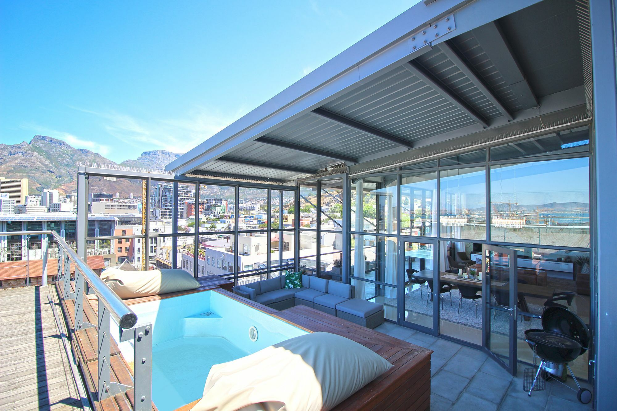 Luxe Penthouse With Private Rooftop Pool, Deck & Panoramic Views Cidade Do Cabo