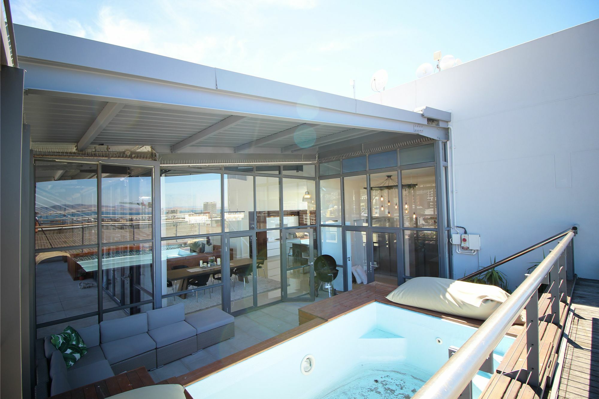 Luxe Penthouse With Private Rooftop Pool, Deck & Panoramic Views Apartamento Cidade Do Cabo